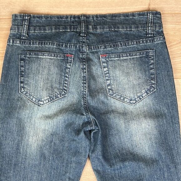 White Crow Flared Leg Indie Boho Jeans Size 27 - Picture 9 of 10